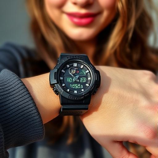 Destiny R. wearing their watch
