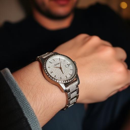 Marcus T. wearing their watch